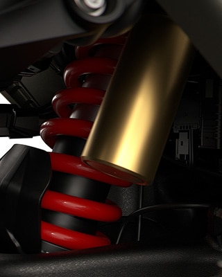 The sport suspension of the R 1300 R from BMW Motorrad