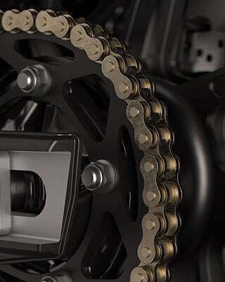We see the M endurance chain of the S 1000 R.