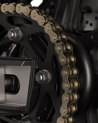 We see the M endurance chain of the S 1000 R.