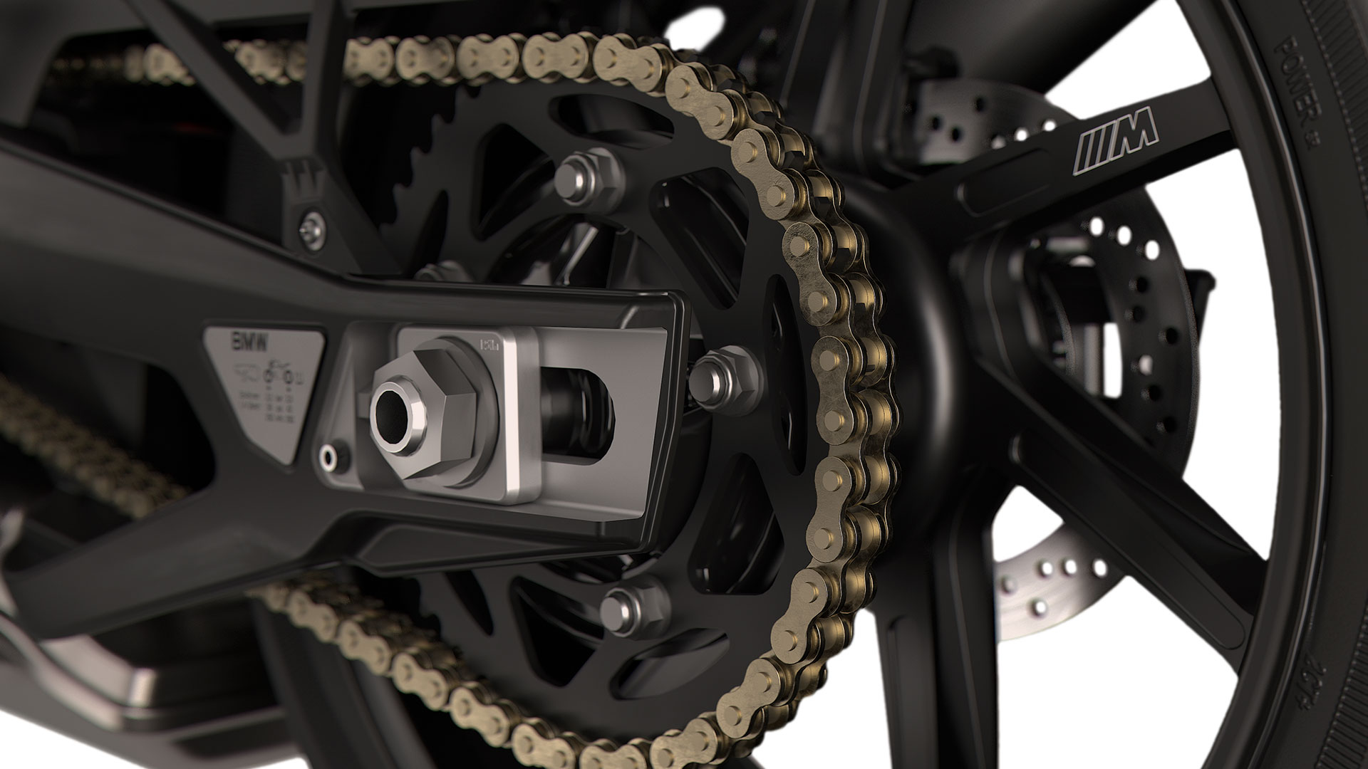 We see the M endurance chain of the S 1000 R.