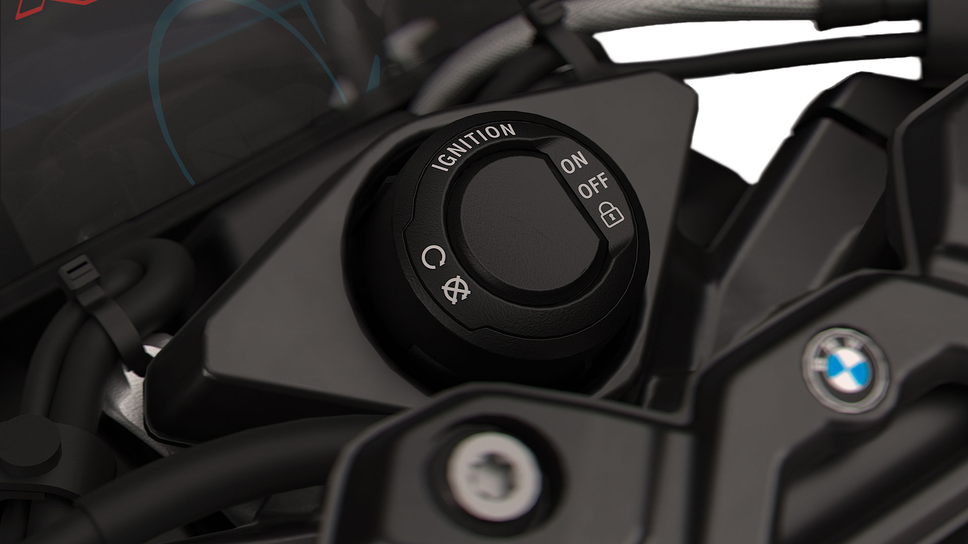 We see the Keyless Ride Light device on the S 1000 R.