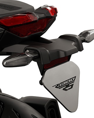 Rear view of the R 1300 RS from BMW Motorrad