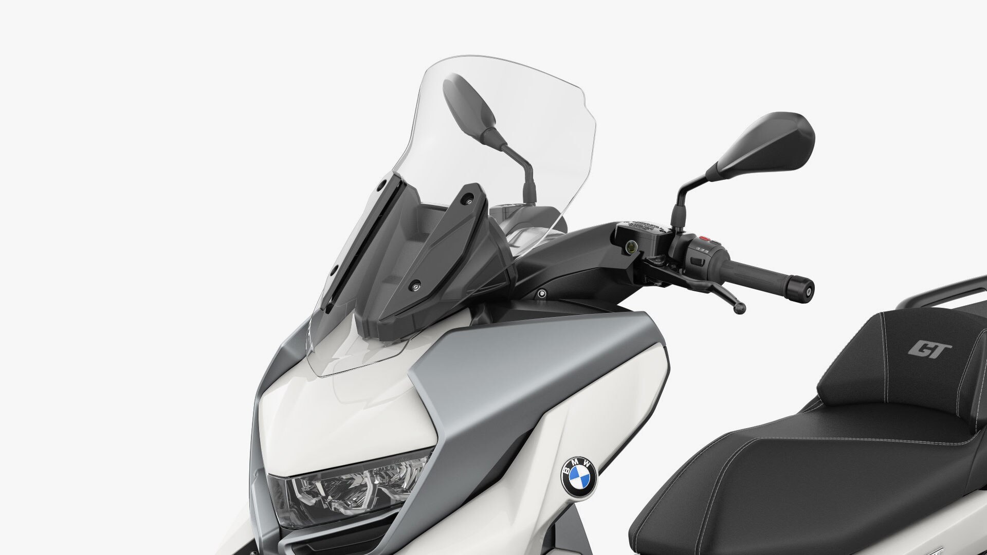 Ergonomics and wind protection C 400 GT